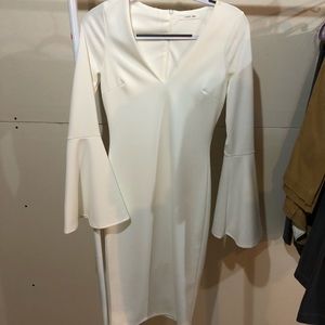 White dress perfect for wedding festivities